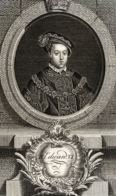 Edward VI, King of England and Ireland, from 